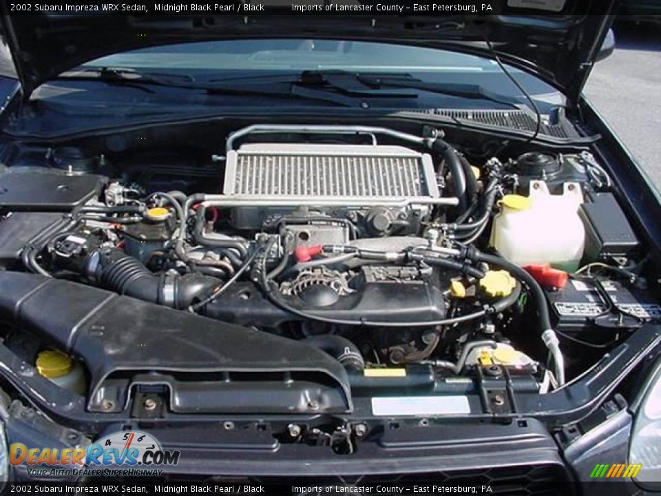 2002 Subaru Impreza WRX Sedan Midnight Black Pearl / Black Photo #9