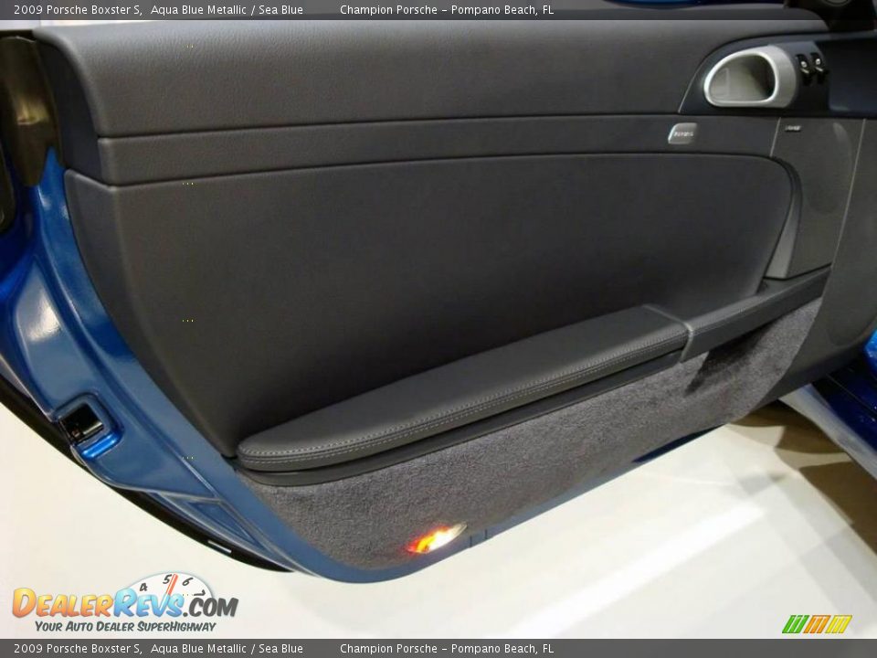 2009 Porsche Boxster S Aqua Blue Metallic / Sea Blue Photo #17
