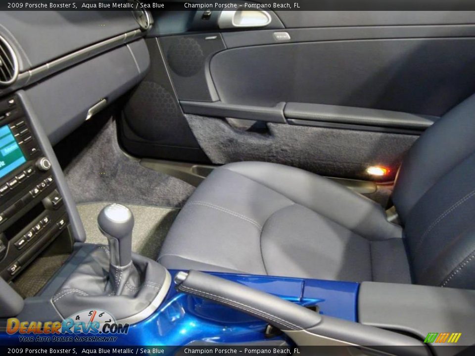 2009 Porsche Boxster S Aqua Blue Metallic / Sea Blue Photo #19