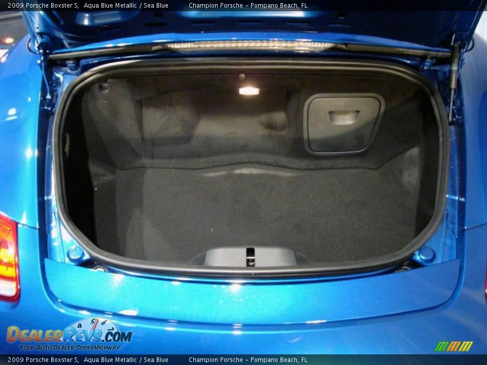 2009 Porsche Boxster S Aqua Blue Metallic / Sea Blue Photo #22