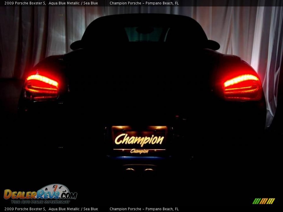 2009 Porsche Boxster S Aqua Blue Metallic / Sea Blue Photo #24