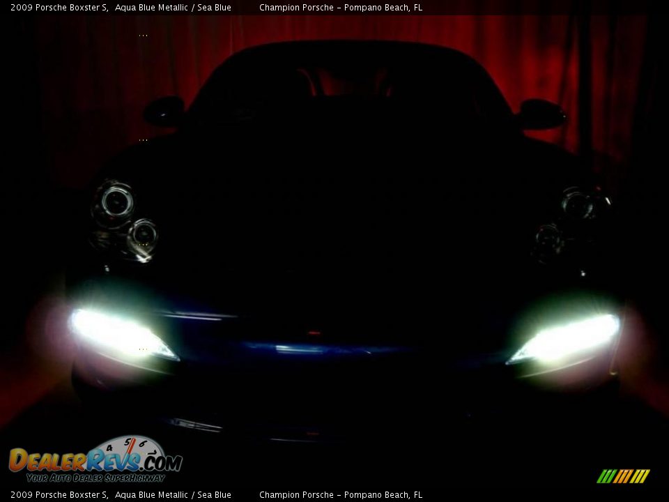 2009 Porsche Boxster S Aqua Blue Metallic / Sea Blue Photo #25