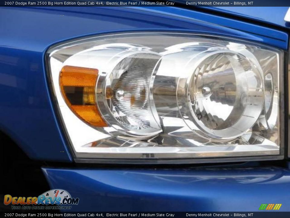 2007 Dodge Ram 2500 Big Horn Edition Quad Cab 4x4 Electric Blue Pearl / Medium Slate Gray Photo #5