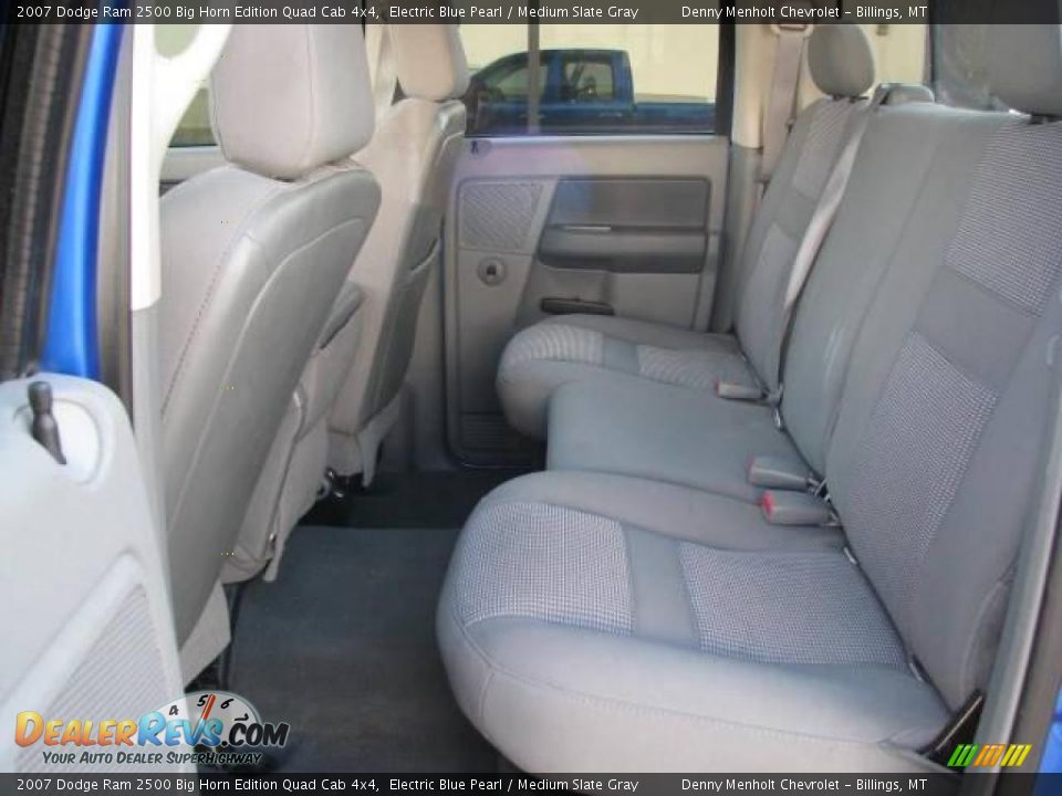 2007 Dodge Ram 2500 Big Horn Edition Quad Cab 4x4 Electric Blue Pearl / Medium Slate Gray Photo #9