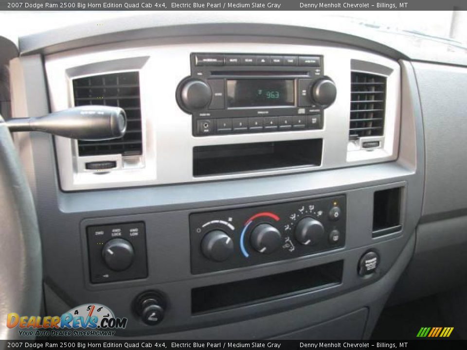 2007 Dodge Ram 2500 Big Horn Edition Quad Cab 4x4 Electric Blue Pearl / Medium Slate Gray Photo #12