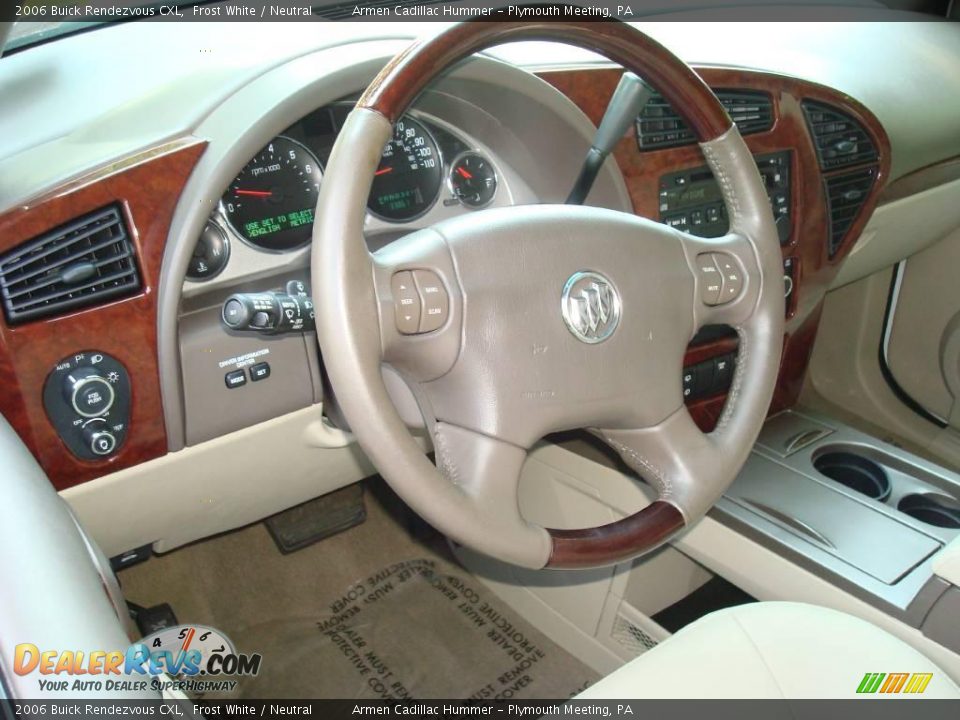 2006 Buick Rendezvous CXL Frost White / Neutral Photo #11