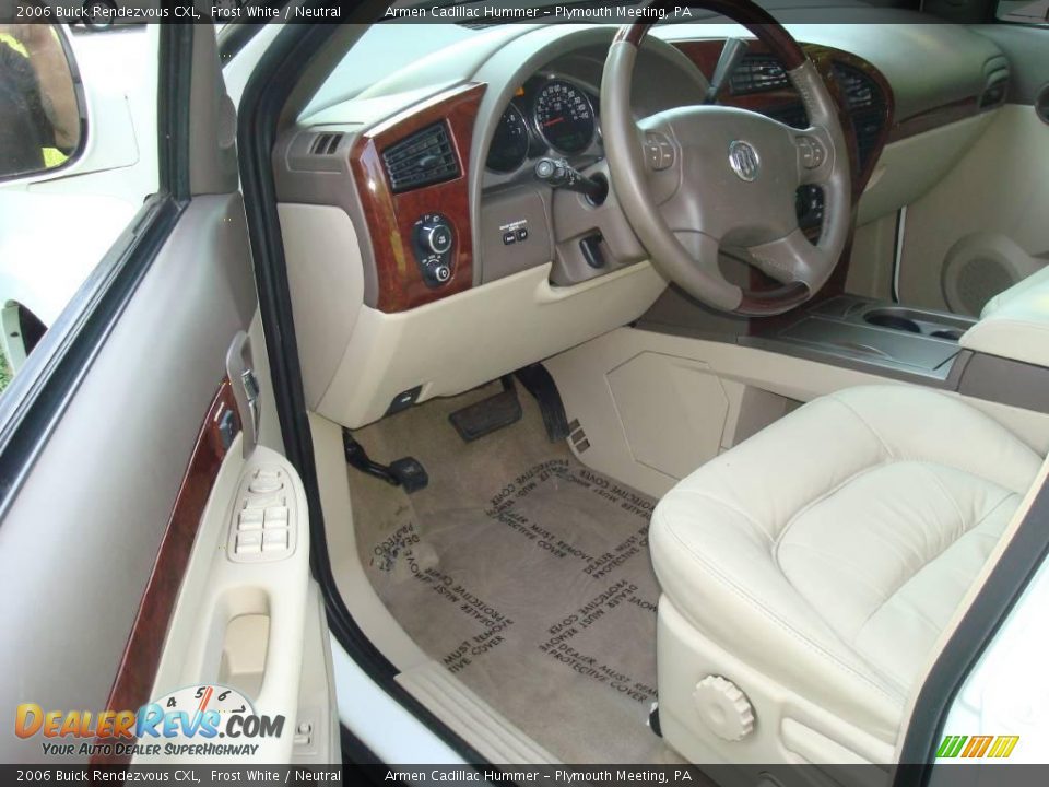 2006 Buick Rendezvous CXL Frost White / Neutral Photo #12