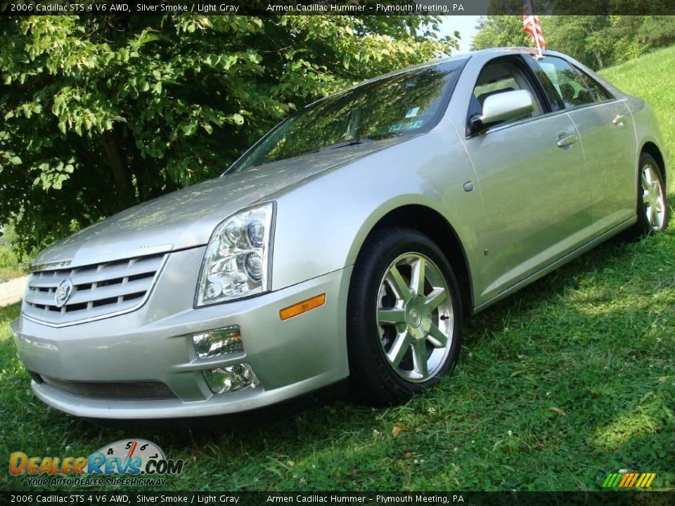 2006 Cadillac STS 4 V6 AWD Silver Smoke / Light Gray Photo #2