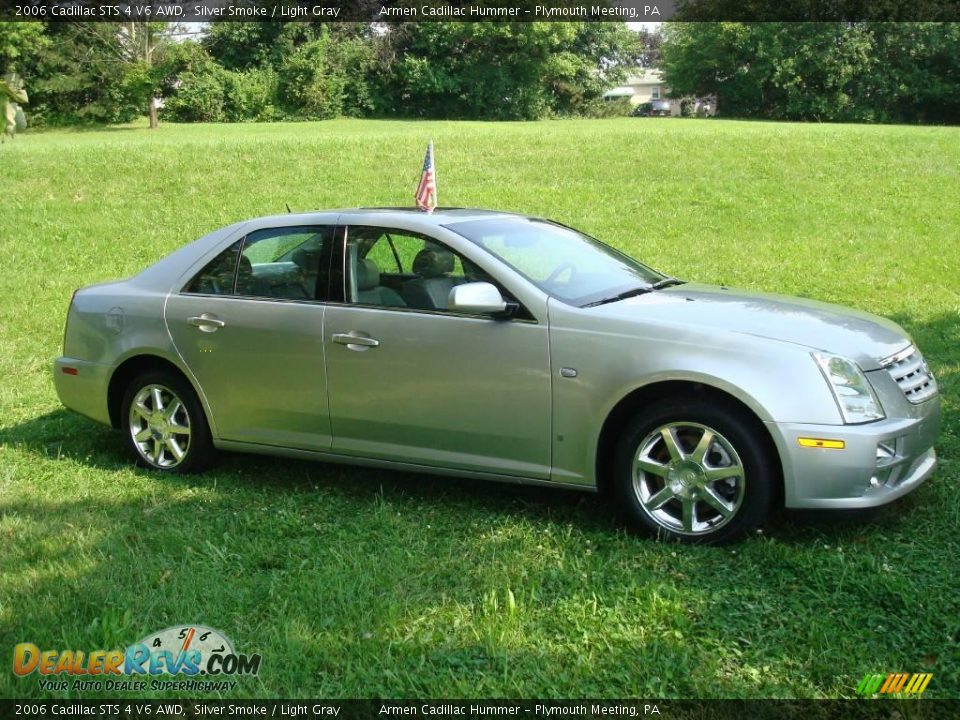 2006 Cadillac STS 4 V6 AWD Silver Smoke / Light Gray Photo #6