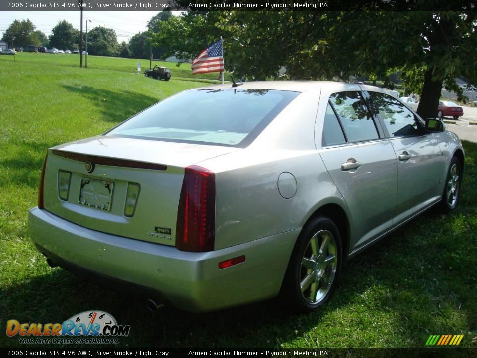 2006 Cadillac STS 4 V6 AWD Silver Smoke / Light Gray Photo #7