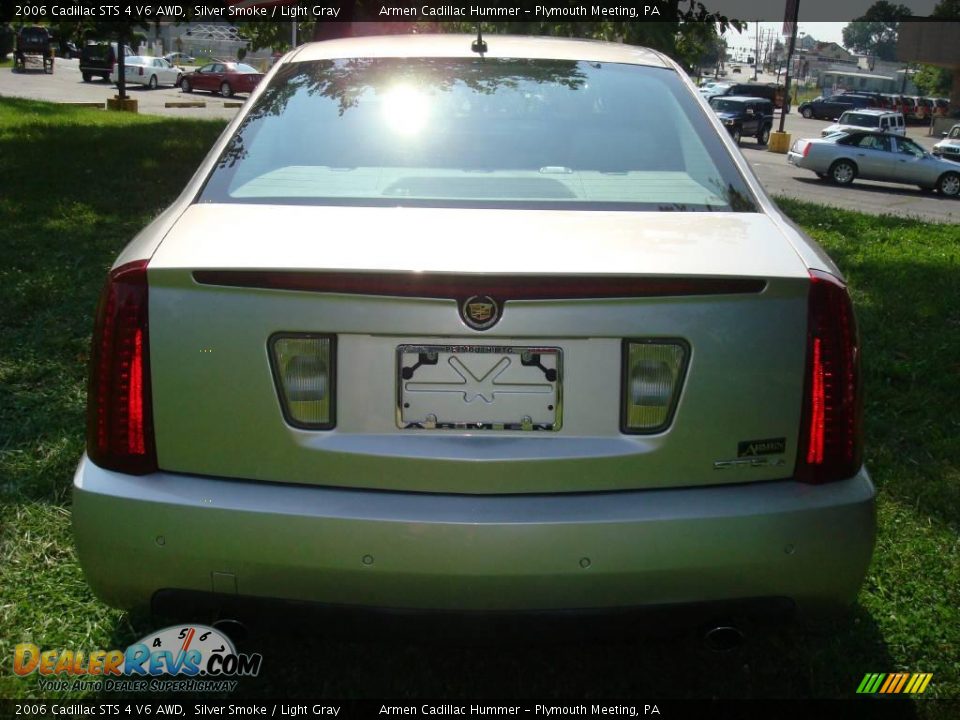 2006 Cadillac STS 4 V6 AWD Silver Smoke / Light Gray Photo #8