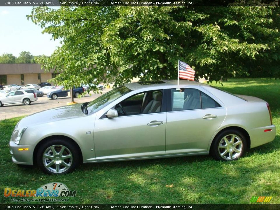 2006 Cadillac STS 4 V6 AWD Silver Smoke / Light Gray Photo #10