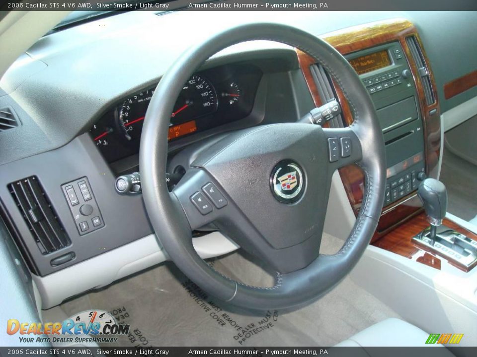 2006 Cadillac STS 4 V6 AWD Silver Smoke / Light Gray Photo #11