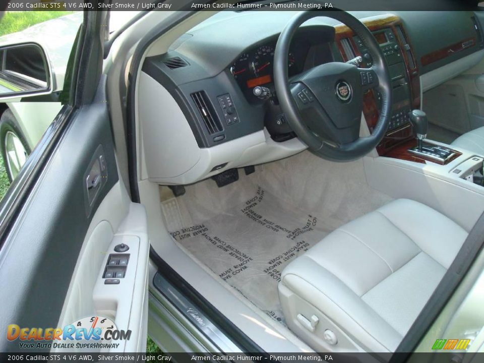 2006 Cadillac STS 4 V6 AWD Silver Smoke / Light Gray Photo #12