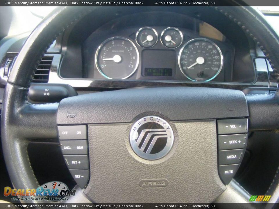 2005 Mercury Montego Premier AWD Dark Shadow Grey Metallic / Charcoal Black Photo #13
