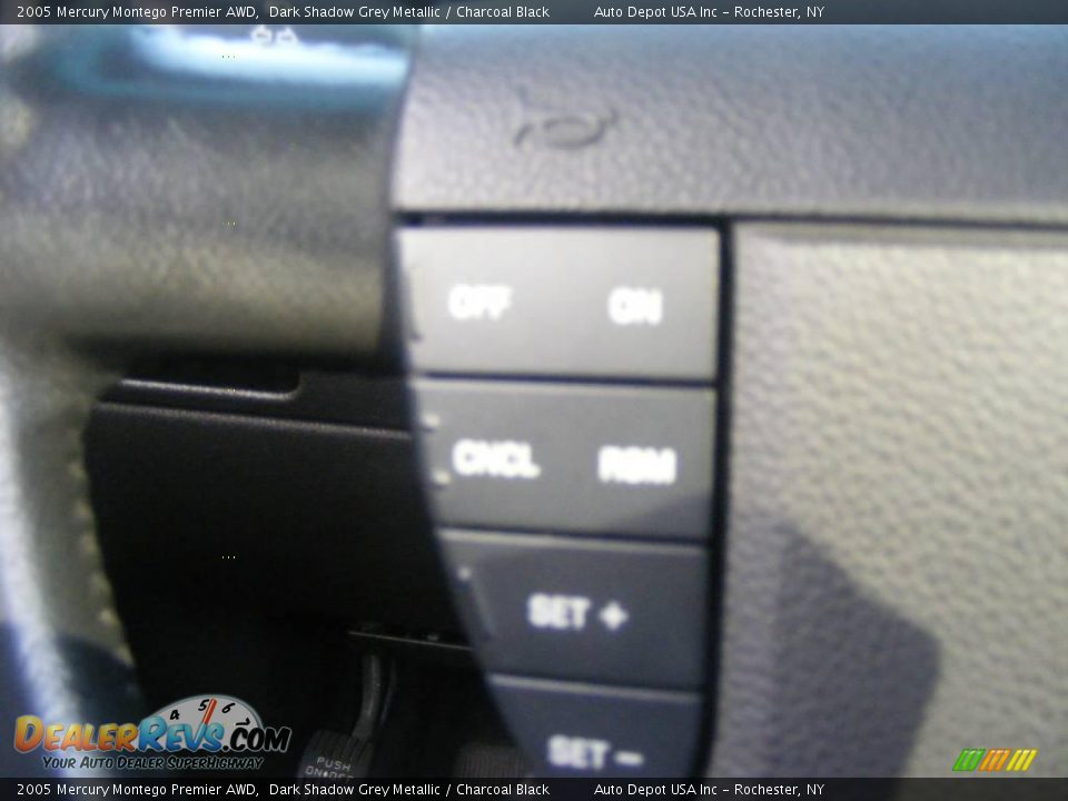 2005 Mercury Montego Premier AWD Dark Shadow Grey Metallic / Charcoal Black Photo #14