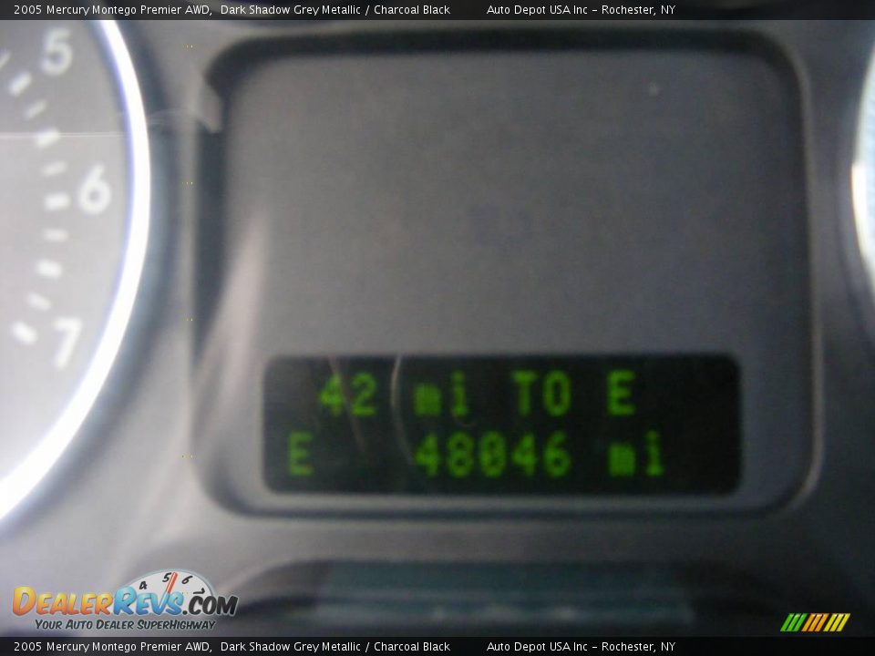 2005 Mercury Montego Premier AWD Dark Shadow Grey Metallic / Charcoal Black Photo #19