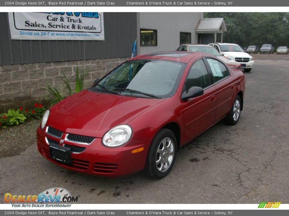 2004 Dodge Neon SXT Blaze Red Pearlcoat / Dark Slate Gray Photo #1