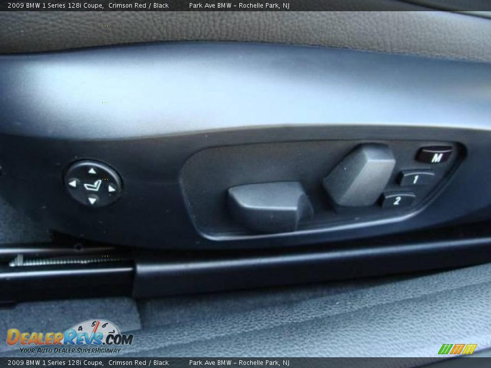 2009 BMW 1 Series 128i Coupe Crimson Red / Black Photo #11