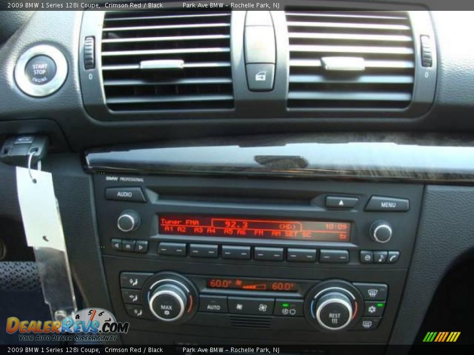 2009 BMW 1 Series 128i Coupe Crimson Red / Black Photo #15