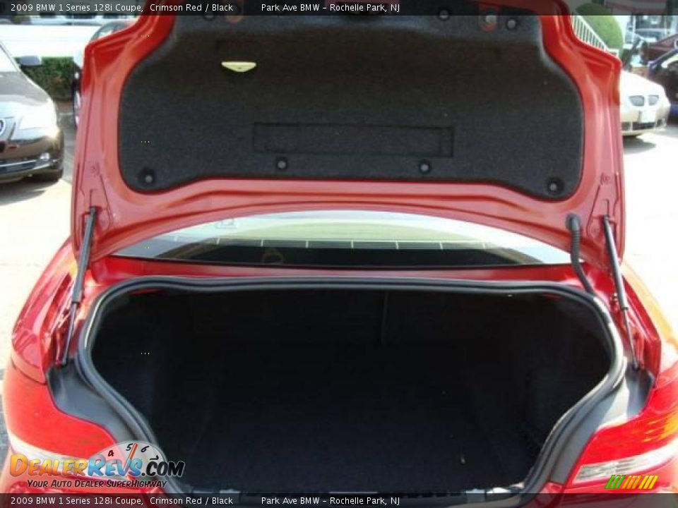 2009 BMW 1 Series 128i Coupe Crimson Red / Black Photo #18