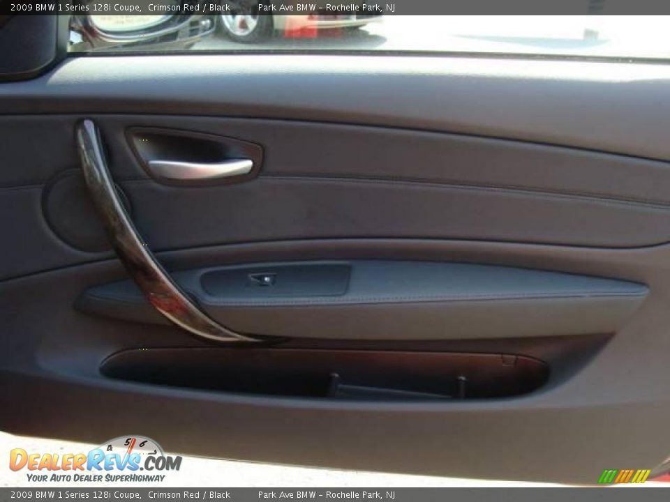 2009 BMW 1 Series 128i Coupe Crimson Red / Black Photo #19