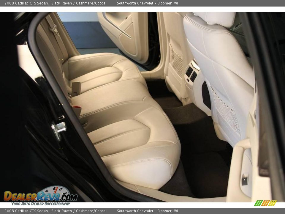 2008 Cadillac CTS Sedan Black Raven / Cashmere/Cocoa Photo #5