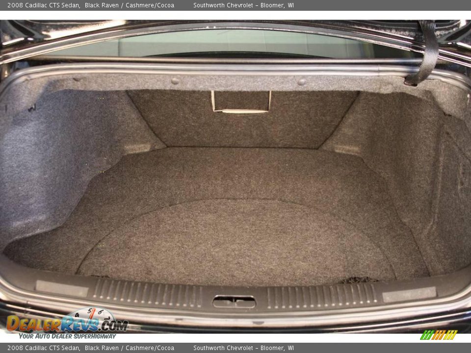 2008 Cadillac CTS Sedan Black Raven / Cashmere/Cocoa Photo #8