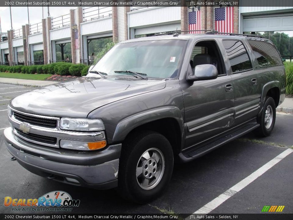 2002 Chevrolet Suburban 1500 LT 4x4 Medium Charcoal Gray Metallic / Graphite/Medium Gray Photo #1