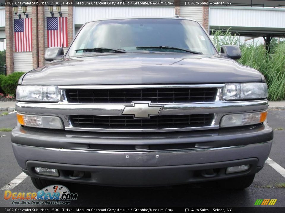 2002 Chevrolet Suburban 1500 LT 4x4 Medium Charcoal Gray Metallic / Graphite/Medium Gray Photo #2