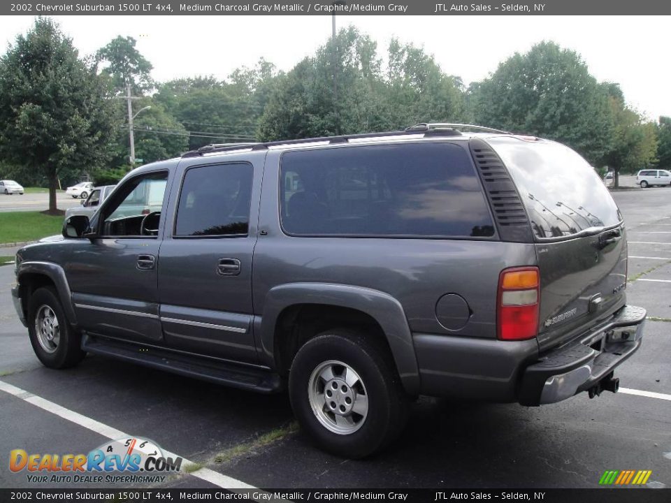 2002 Chevrolet Suburban 1500 LT 4x4 Medium Charcoal Gray Metallic / Graphite/Medium Gray Photo #4