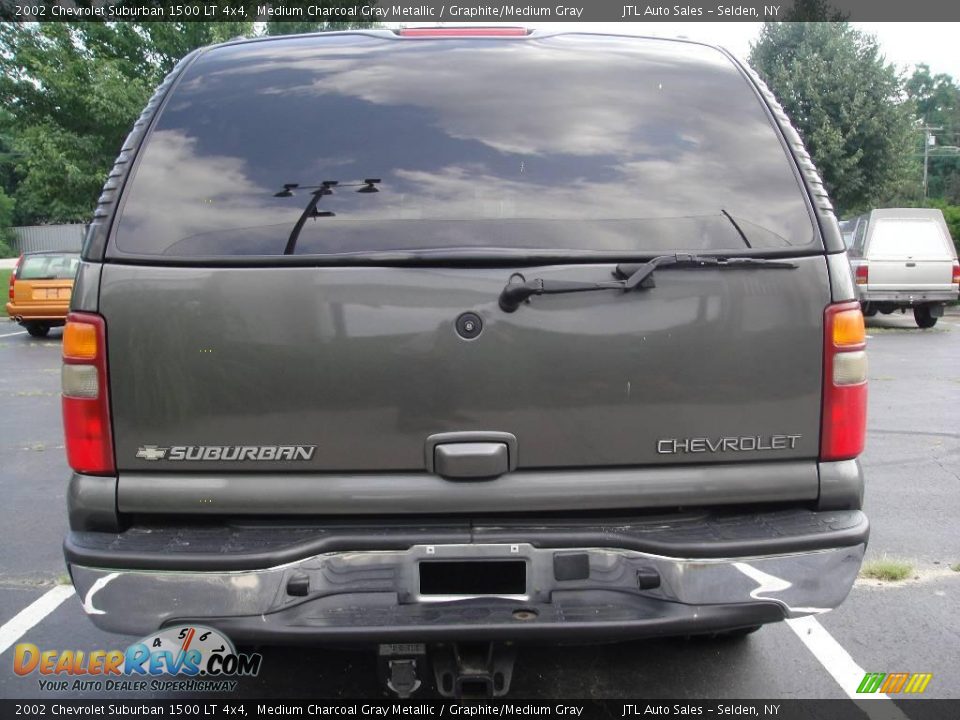 2002 Chevrolet Suburban 1500 LT 4x4 Medium Charcoal Gray Metallic / Graphite/Medium Gray Photo #5