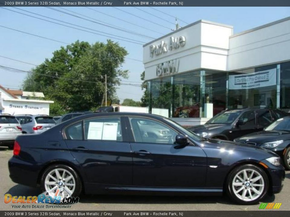 2009 BMW 3 Series 328i Sedan Monaco Blue Metallic / Grey Photo #1