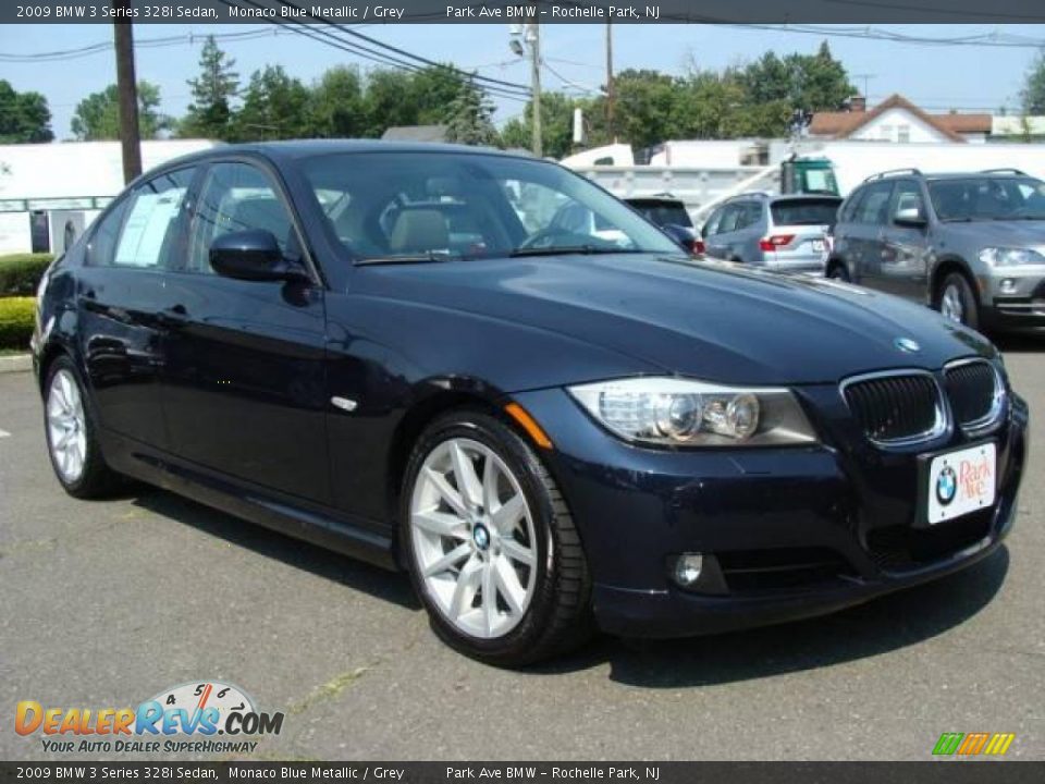 2009 BMW 3 Series 328i Sedan Monaco Blue Metallic / Grey Photo #2