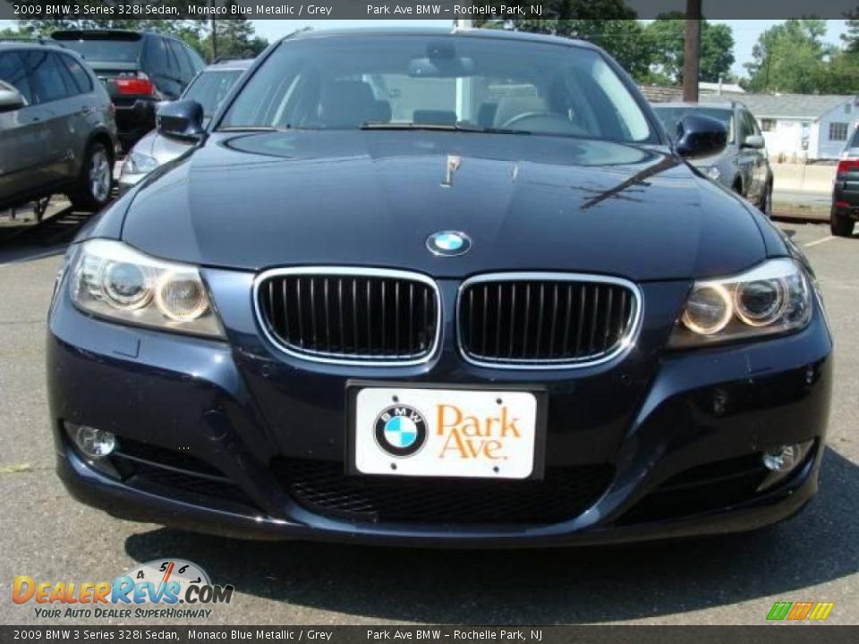 2009 BMW 3 Series 328i Sedan Monaco Blue Metallic / Grey Photo #3