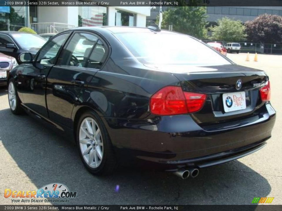 2009 BMW 3 Series 328i Sedan Monaco Blue Metallic / Grey Photo #6