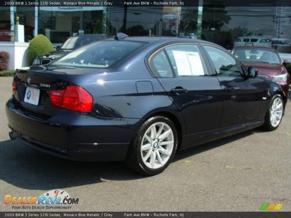 2009 BMW 3 Series 328i Sedan Monaco Blue Metallic / Grey Photo #8