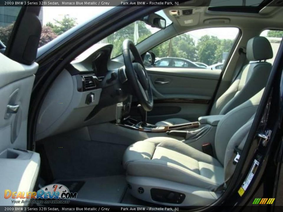 2009 BMW 3 Series 328i Sedan Monaco Blue Metallic / Grey Photo #10