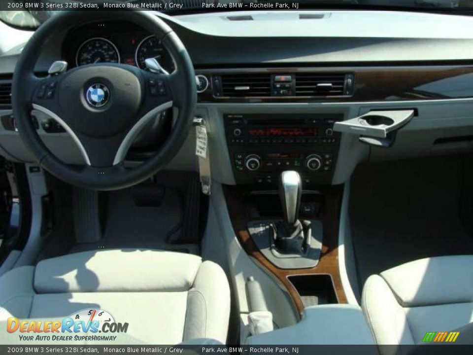 2009 BMW 3 Series 328i Sedan Monaco Blue Metallic / Grey Photo #12