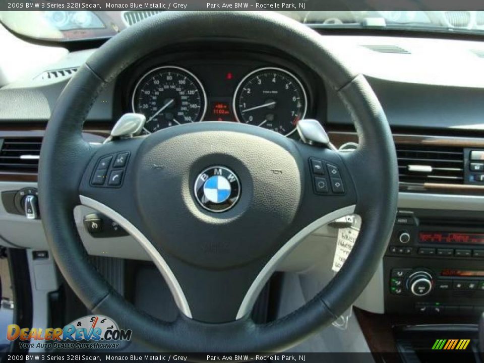 2009 BMW 3 Series 328i Sedan Monaco Blue Metallic / Grey Photo #13