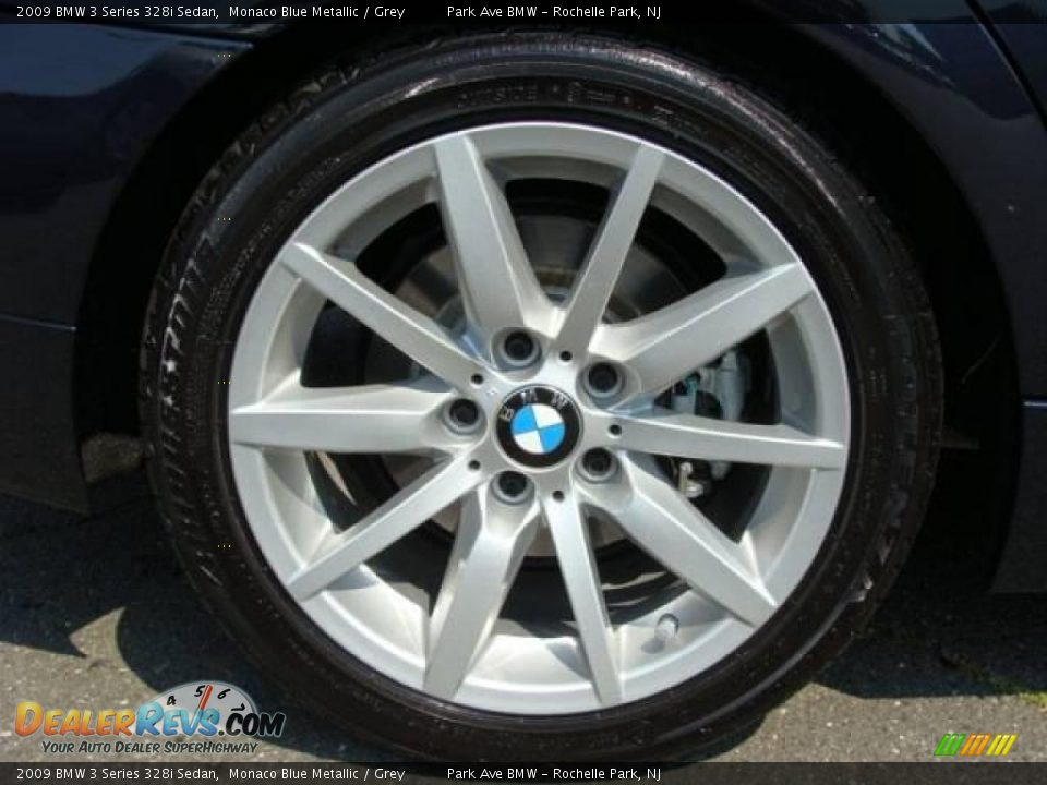 2009 BMW 3 Series 328i Sedan Monaco Blue Metallic / Grey Photo #23