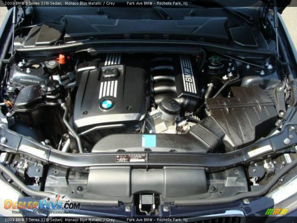 2009 BMW 3 Series 328i Sedan Monaco Blue Metallic / Grey Photo #25