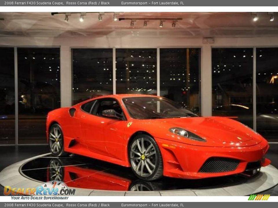 2008 Ferrari F430 Scuderia Coupe Rosso Corsa (Red) / Black Photo #1
