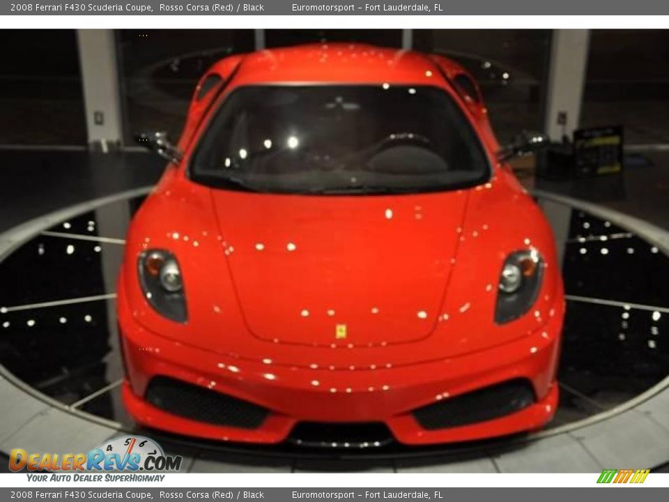 2008 Ferrari F430 Scuderia Coupe Rosso Corsa (Red) / Black Photo #2