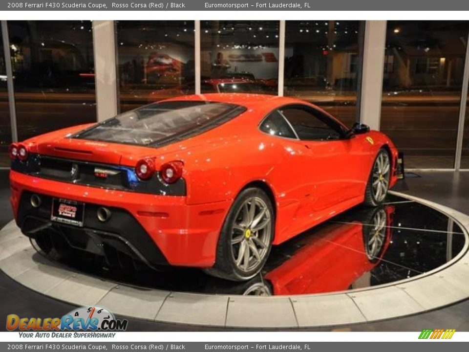 2008 Ferrari F430 Scuderia Coupe Rosso Corsa (Red) / Black Photo #4