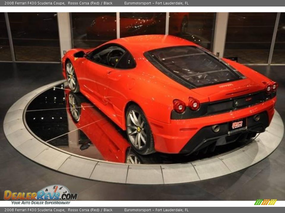 2008 Ferrari F430 Scuderia Coupe Rosso Corsa (Red) / Black Photo #6