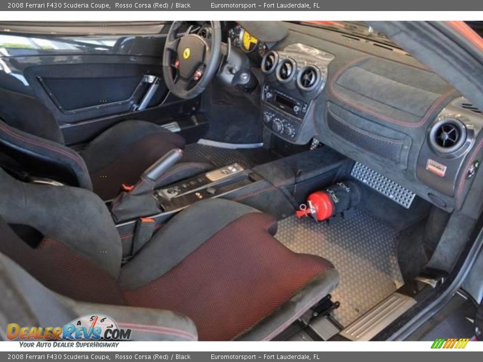 2008 Ferrari F430 Scuderia Coupe Rosso Corsa (Red) / Black Photo #8