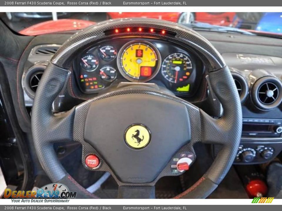 2008 Ferrari F430 Scuderia Coupe Rosso Corsa (Red) / Black Photo #9