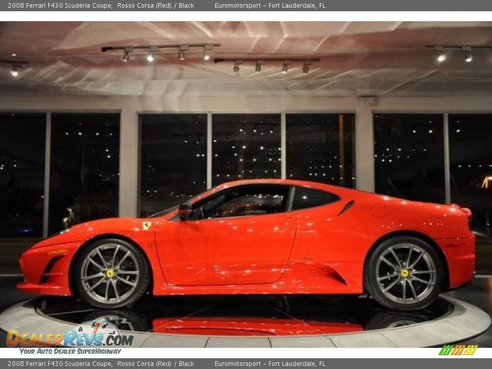 2008 Ferrari F430 Scuderia Coupe Rosso Corsa (Red) / Black Photo #11