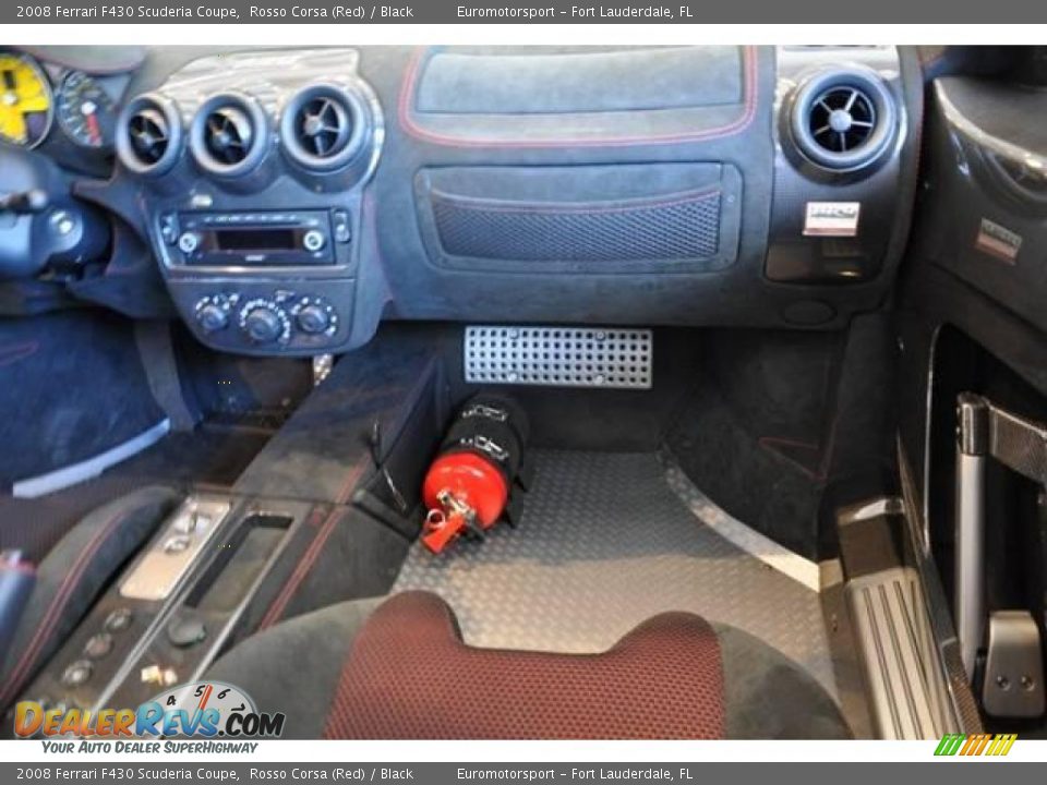 2008 Ferrari F430 Scuderia Coupe Rosso Corsa (Red) / Black Photo #12